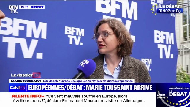 Marie Toussaint (tête de liste EELV aux élections européennes): Ce débat, c'est pour parler d'écologie et de ce qui compte, de ce que nous avons de plus précieux, c'est à dire notre planète