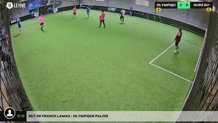 But de Franck Lamas - OLYMPIQUE PALOIS
