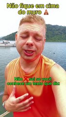 Não fique em cima do muro 