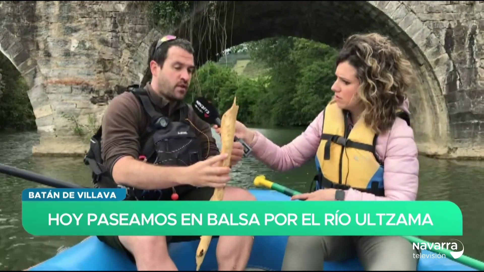 Paseo en balsa por el río Ultzama descubriendo su fauna