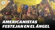 Aficionados del América celebran bicampeonato en el Ángel de la Independencia | Reporte Indigo