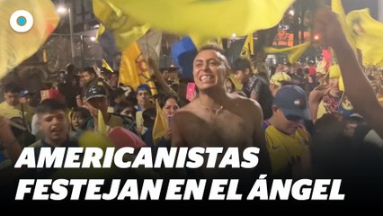 Aficionados del América celebran bicampeonato en el Ángel de la Independencia | Reporte Indigo