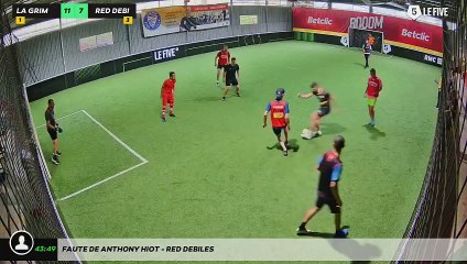 Faute de Anthony Hiot - RED DEBILES