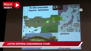 Japon deprem uzmanından uyarı