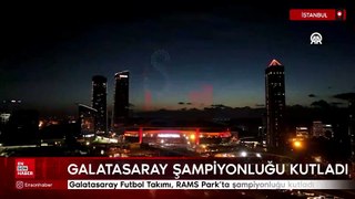 Galatasaray Futbol Takımı, RAMS Park'ta şampiyonluğu kutladı
