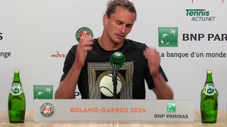Tennis - Roland-Garros 2024 - Alexander Zverev : 