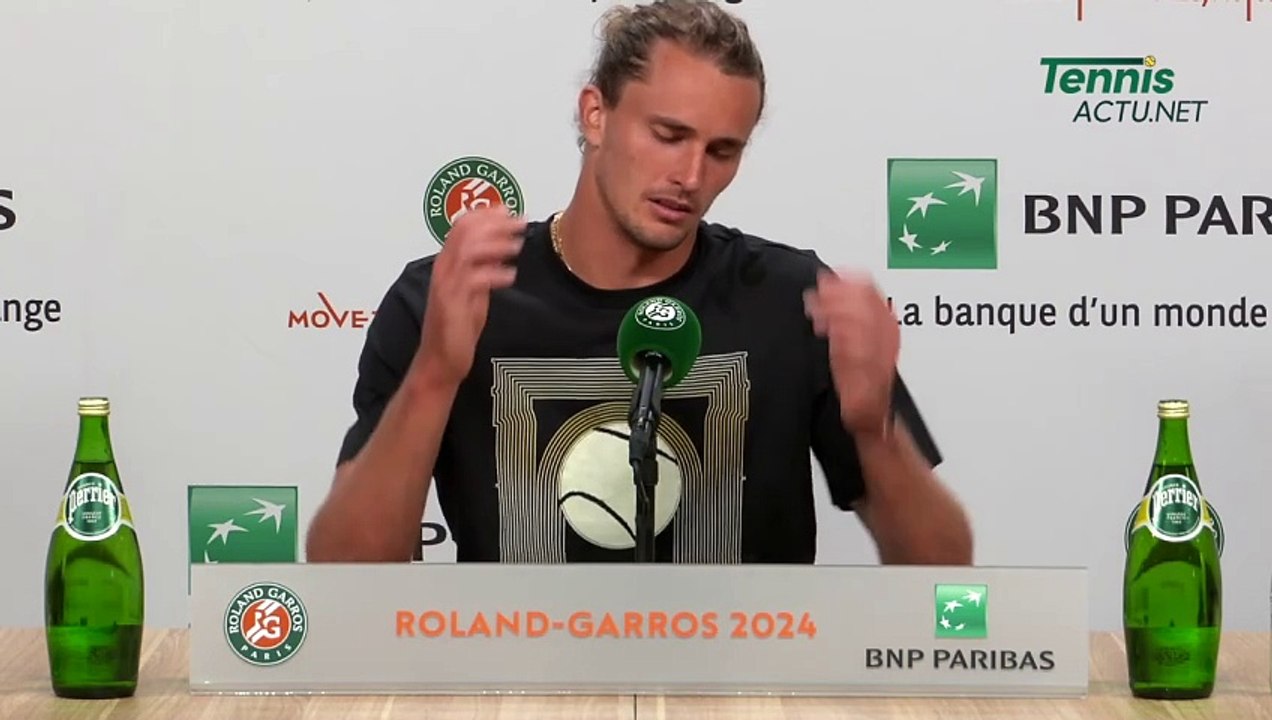 Tennis - Roland-Garros 2024 - Alexander Zverev : "Rafael Nadal... at times I didn't know how to act"