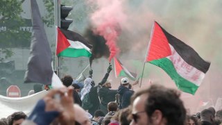 Des milliers de personnes rassemblées à Paris en soutien à la Palestine