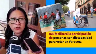 INE facilitará la participación de personas con discapacidad para votar en Veracruz