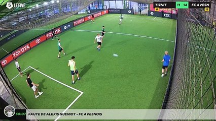 Faute de Alexis Gueniot - FC AVESNOIS