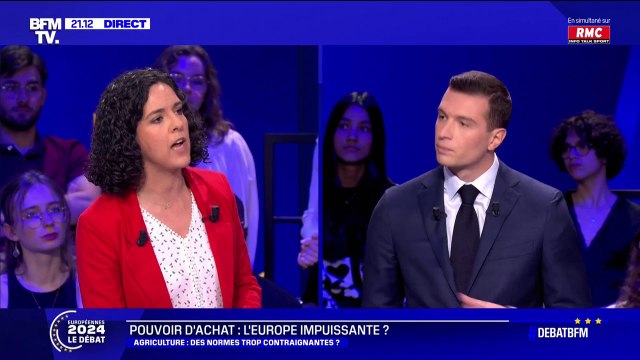 Manon Aubry (LFI) à Jordan Bardella (RN): Vous ne défendez jamais les Français. Vous êtes une arnaque sociale