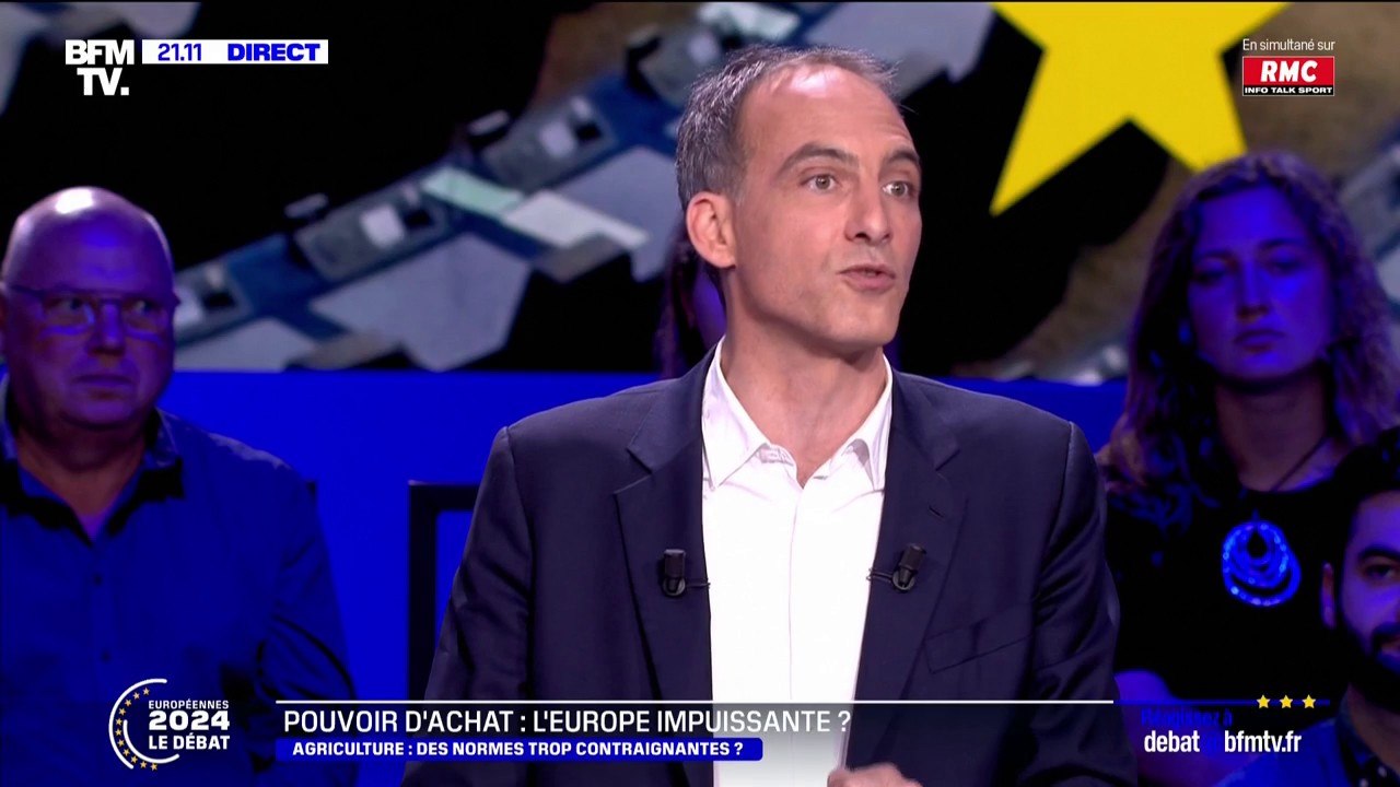Élections européennes: la tête de liste Place publique, Raphaël Glucksmann, défend "la mise en place d'un protectionnisme européen"