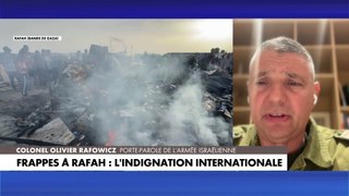 Le Colonel Olivier Rafowicz s'exprime après les frappes meurtrières de Tsahal sur Rafah