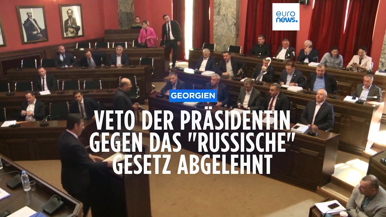 'Russisches Gesetz' in Georgien: Veto der Präsidentin abgelehnt