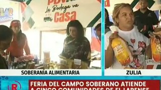 Zulia | Más de mil familias son favorecidas con la Feria del Campo Soberano en el sector El Larense