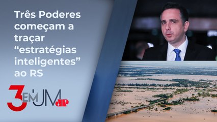 “Precisamos aprimorar resposta aos eventos climáticos”, diz Pacheco