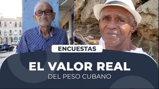 El valor real del peso cubano. Encuesta
