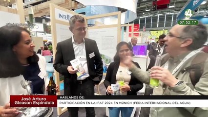 Arturo Gleason Espíndola habla sobre la participación en la IFAT 2024 en Múnich