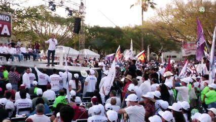 Kumamoto cierra campaña con queja de guerra sucia en su contra