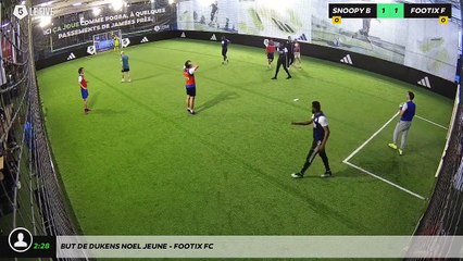 But de Dukens NOEL JEUNE - Footix FC