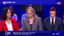 Manon Aubry (LFI) à Marion Maréchal (Reconquête) et Jordan Bardella (RN): 