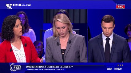 Download Video: Manon Aubry (LFI) à Marion Maréchal (Reconquête) et Jordan Bardella (RN): 