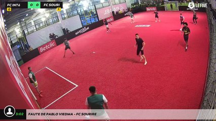 Faute de Pablo Viedma - FC SOURIRE