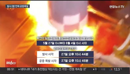 북, 한일중 정상회의 맞춰 정찰위성 발사했지만 실패