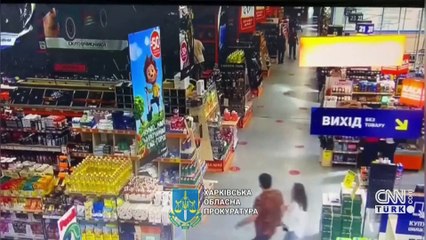 Harkiv’de 16 kişinin hayatını kaybettiği saldırı anı kamerada