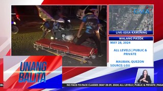 Motorsiklo, nasalpok ng isa pang motorsiklo; 2, sugatan | Unang Balita