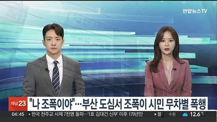 "나 조폭이야"…부산 도심서 조폭이 시민 무차별 폭행