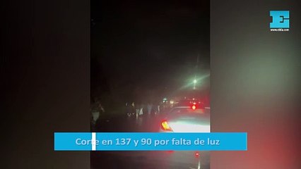 Corte en 137 y 90 por falta de luz