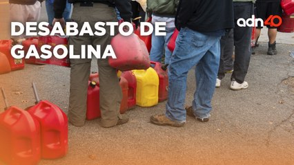 Miembros de la CNTE bloquean instalaciones de Pemex causando un desabasto de gasolina