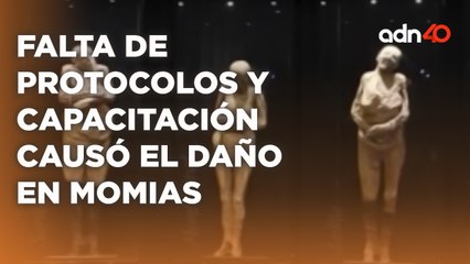 Daños en momias por falta de protocolos y capacitación del personal de conservar estas reliquias