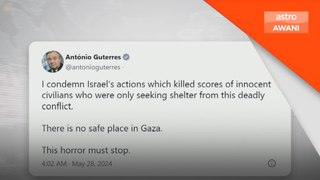 Setiausaha Agung PBB kecam serangan Israel di Rafah