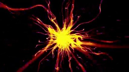 4K electric fire Loop Background