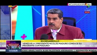 Pdte. Maduro: El gobierno de Estados Unidos y Javier Milei en Argentina están en decadencia