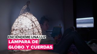 Enciéndeme una luz: lámpara con macramé