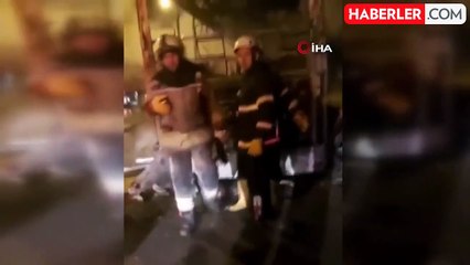 Ankara'da yolcu otobüsü alev alev yandı