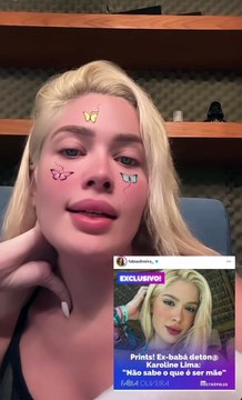 Karoline Lima rebate acusações sobre não ser uma boa mãe