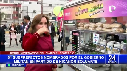 Nicanor Boluarte habría inscrito a subprefectos en el partido al que pertenece