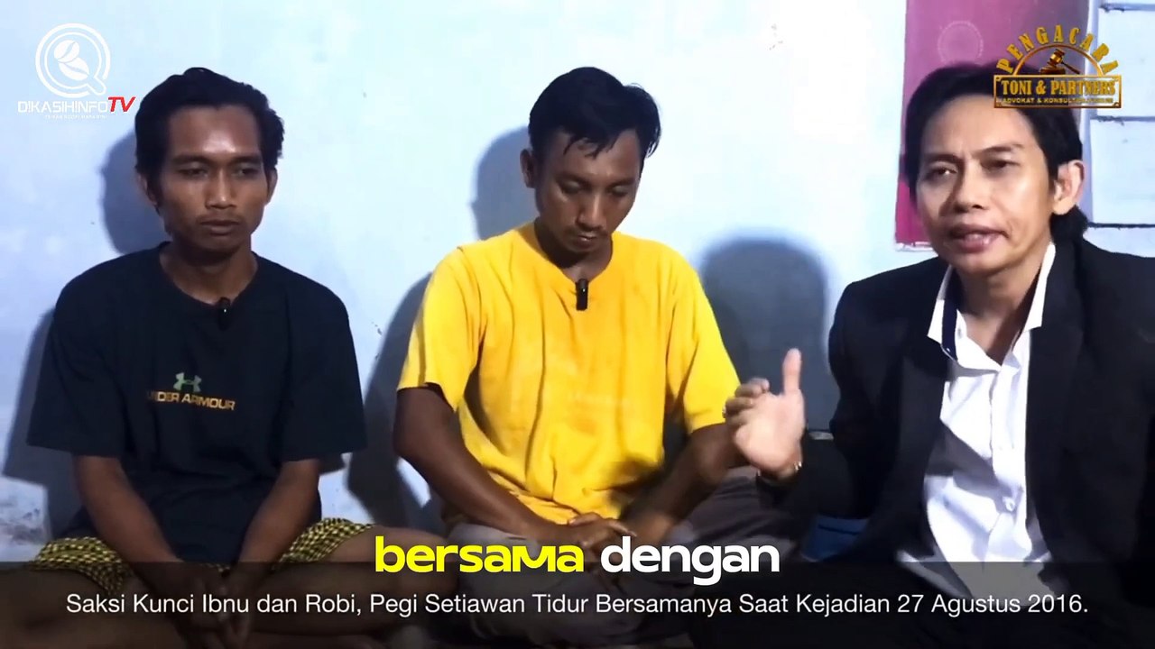 Waduh? Saksi Kunci Robi dan Ibnu Ungkap Bahwa Pegi Setiawan Tidur dengannya Saat Kejadian