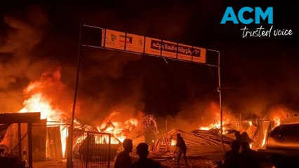 Israel widely criticised as strike on Rafah camp kills dozens of Palestinian civilians