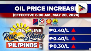 Oil price hike, epektibo ngayong araw