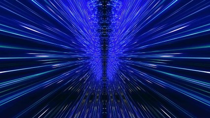 4K Space abstract tunnel loop