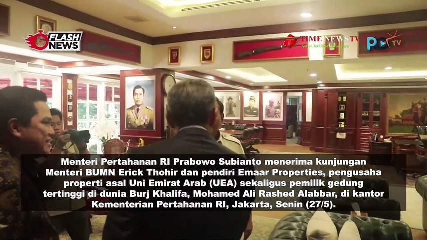 Prabowo Terima Erick Thohir dan Pendiri Emaar Properties UEA, Bahas Potensi Pertumbuhan RI