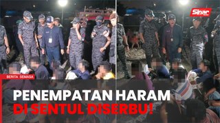 Penempatan warga asing di Sentul diserbu, 124 orang diperiksa