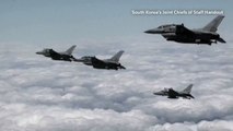 South Korea conducts jet drills amid North's satellite plans