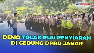 Jelang Demo Tolak RUU Penyiaran, Begini Suasana di Gedung DPRD Jawa Barat