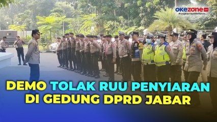 Jelang Demo Tolak RUU Penyiaran, Begini Suasana di Gedung DPRD Jawa Barat